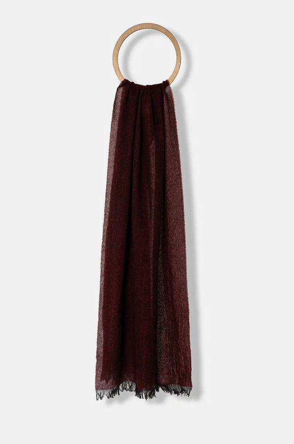 Lanvin Šal od kašmira Lanvin boja: bordo, bez uzorka, 6L5018.U7746