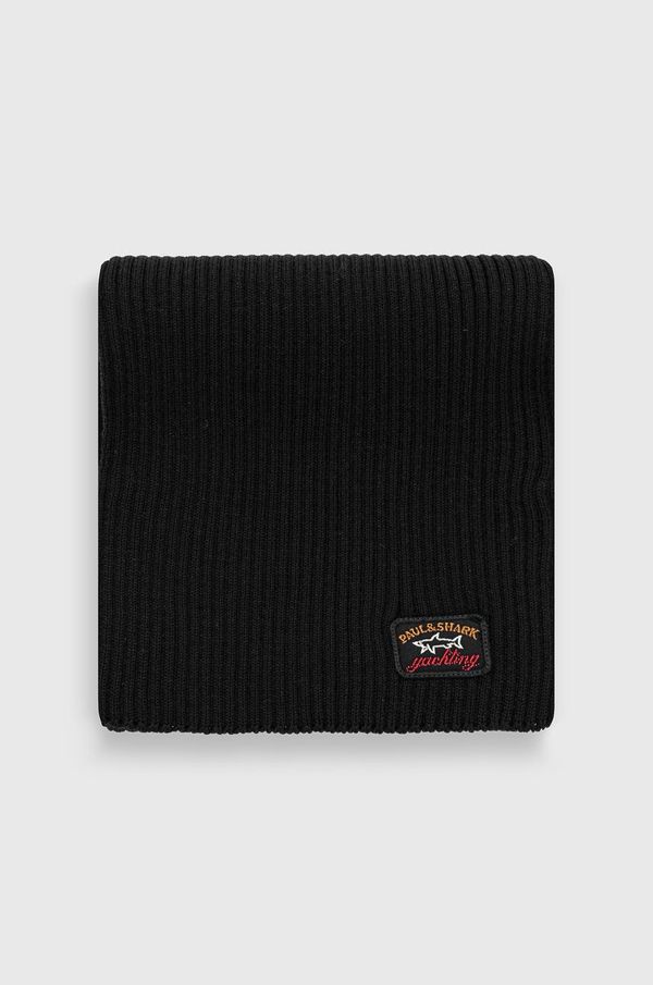 Paul&Shark Šal Paul&Shark za muškarce, boja: crna