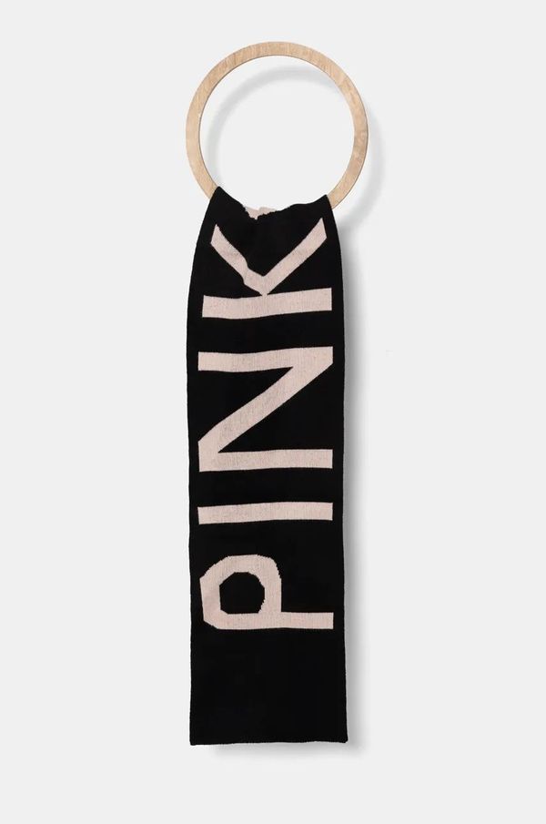 Pinko Up Šal Pinko Up boja: crna, s uzorkom, F4PIBGSC131