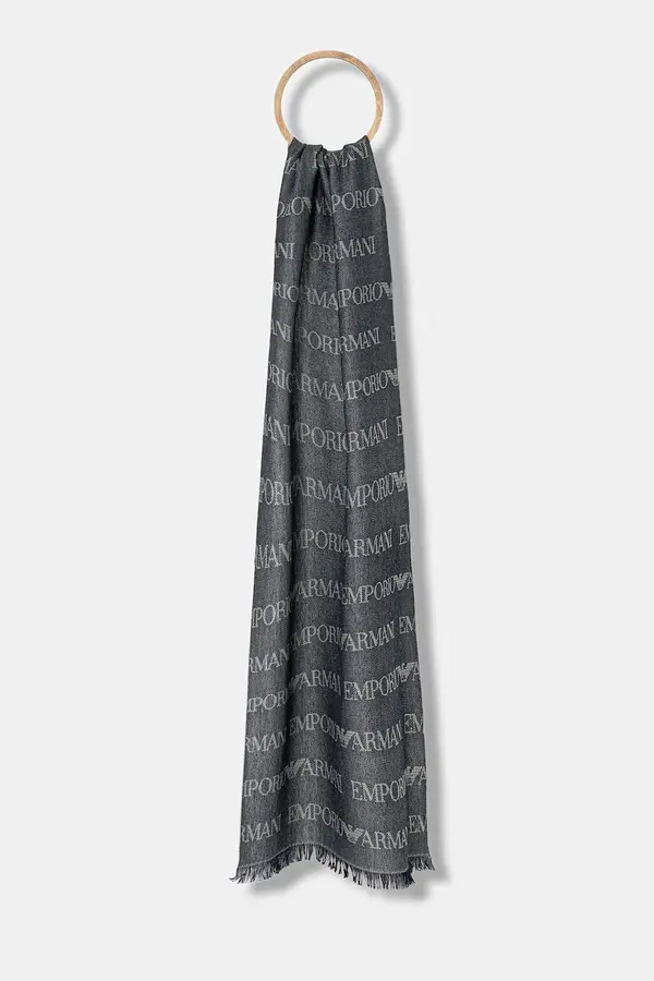 Emporio Armani Šal s dodatkom vune Emporio Armani