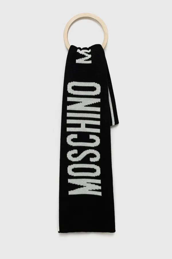 Moschino Šal s dodatkom vune Moschino
