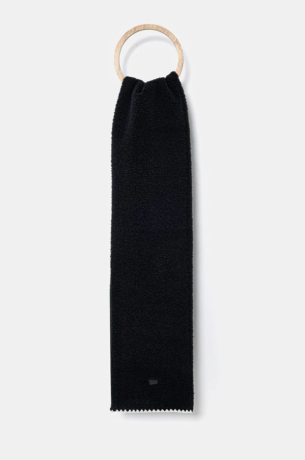 Ugg Šal UGG za žene, boja: crna, bez uzorka, 101021