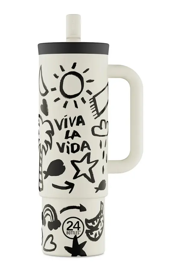 24bottles Šalica 24bottles Straw Cup 800 Viva la Vida