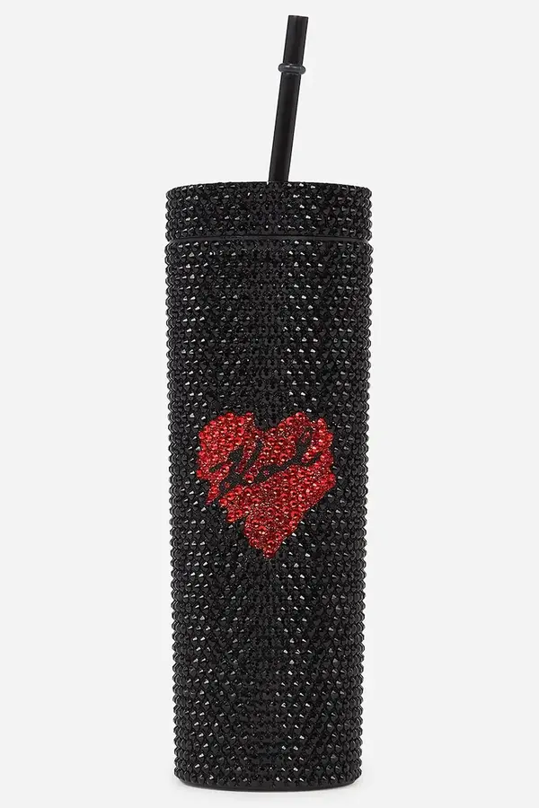 Karl Lagerfeld Šalica sa slamkom Karl Lagerfeld Heart