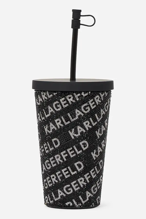 Karl Lagerfeld Šalica sa slamkom Karl Lagerfeld k/rhinestone