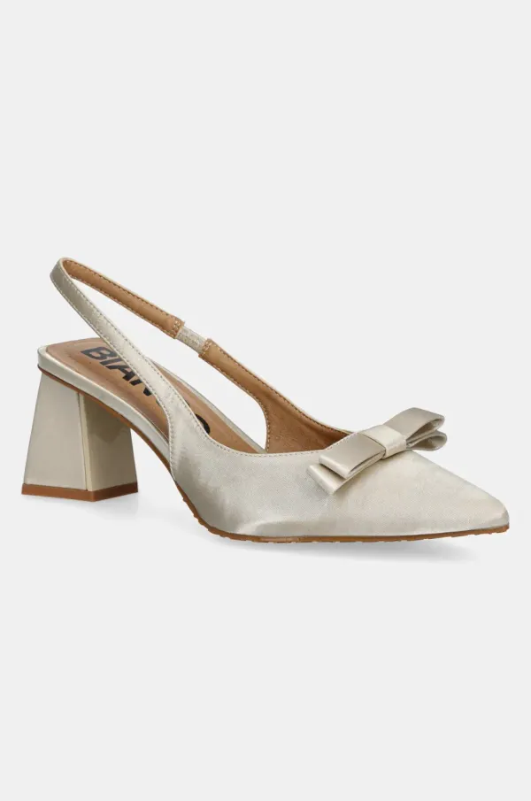 Bianco Salonke Bianco BIAMARALYN boja: bež, s debelom potpeticom, s otvorenom petom, 11241685