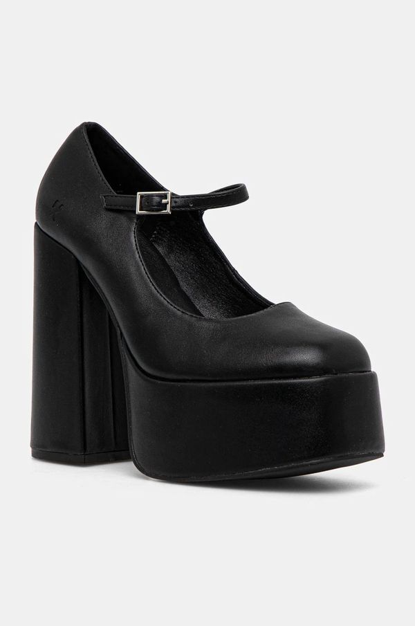 Koi Footwear Salonke Koi Footwear boja: crna, s debelom potpeticom, DBP2