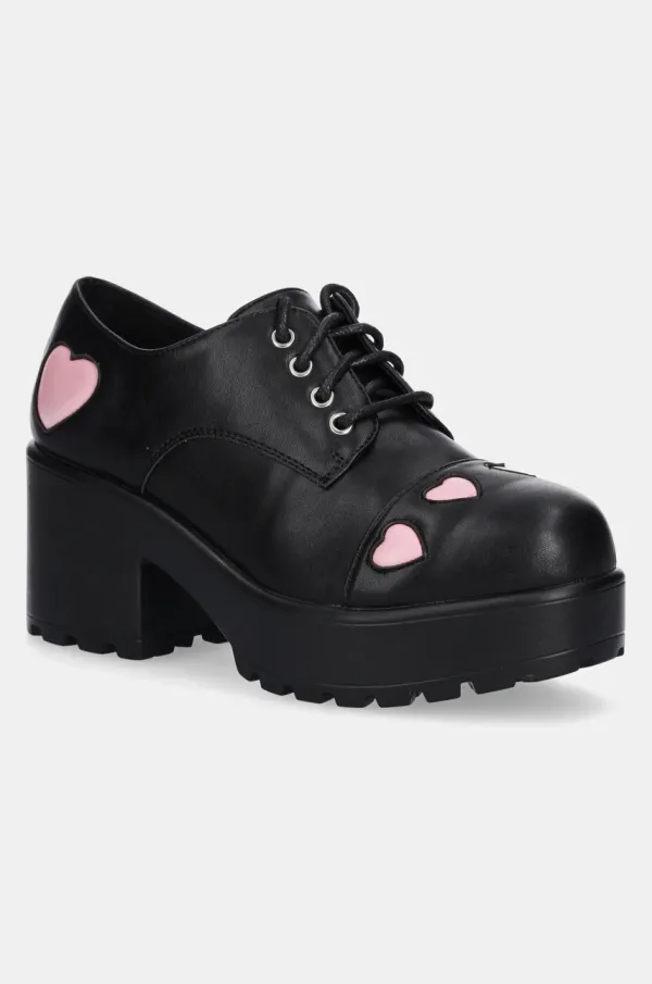 Koi Footwear Salonke Koi Footwear TENNIN HEART SHOES boja: crna, s debelom potpeticom, ND116