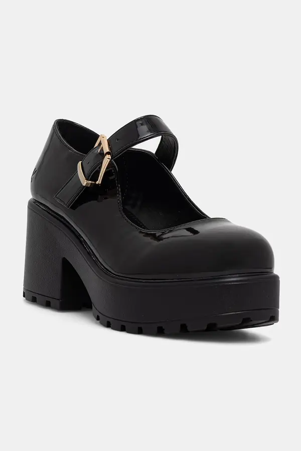 Koi Footwear Salonke Koi Footwear TIRA Black Mary Jane Shoes Patent Edition