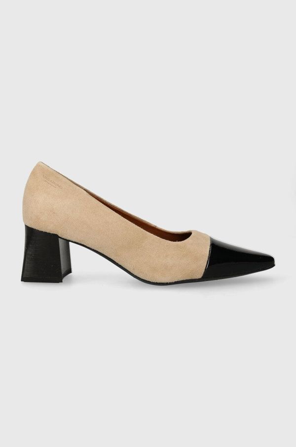 Vagabond Shoemakers Salonke od brušene kože Vagabond Shoemakers ALTEA boja: bež, s debelom potpeticom, 5740.113.95