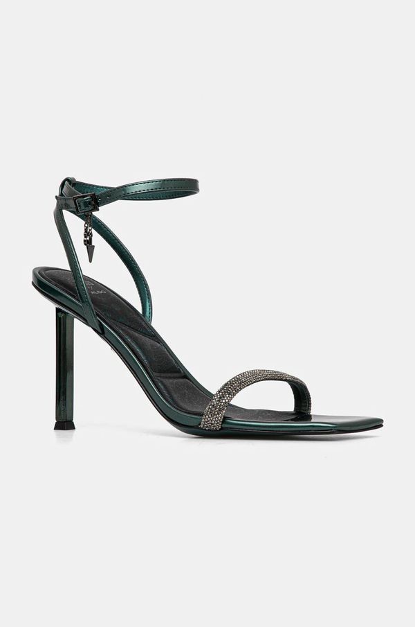Aldo Sandale Aldo x WICKED BEWITCHING boja: zelena, 13868661 BEWITCHING