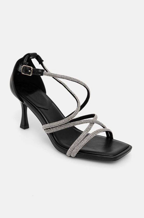 Answear Lab Sandale Answear Lab boja: crna