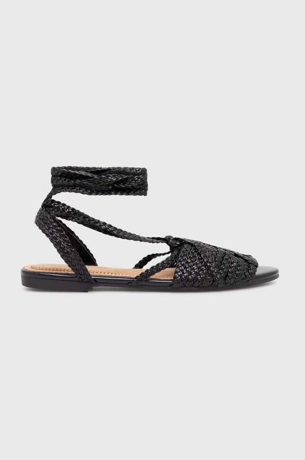 Answear Lab Sandale Answear Lab za žene, boja: crna