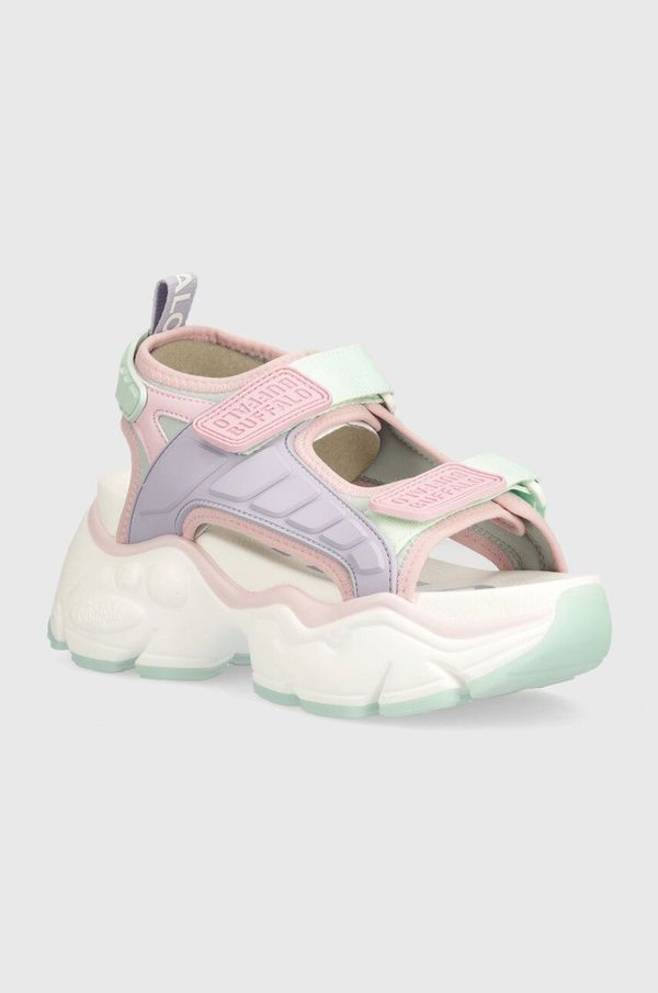 Buffalo Sandale Buffalo Binary Track za žene, s platformom, 1602221.MLT