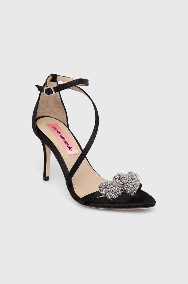 Custommade Sandale Custommade Amy Satin Heart boja: crna, 000401098
