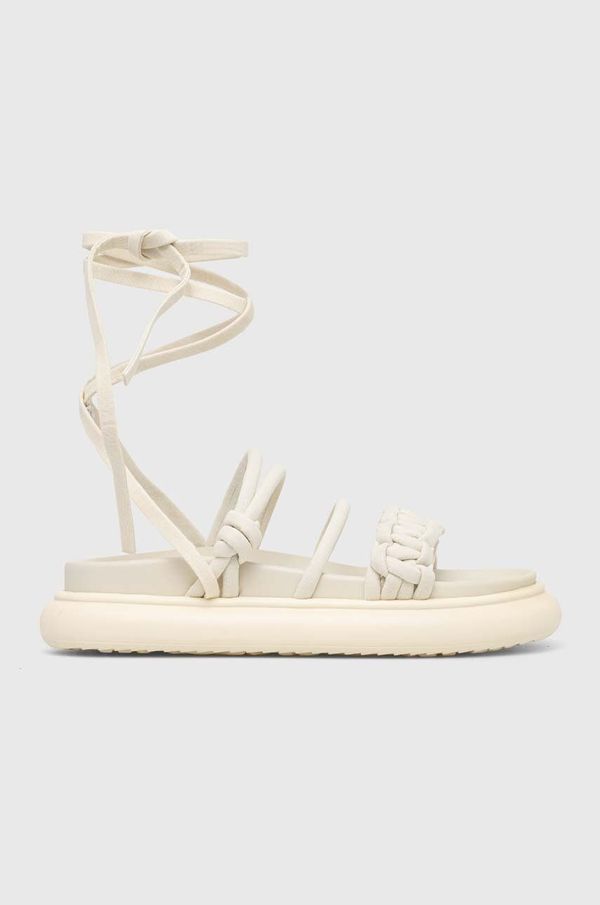 Desigual Sandale Desigual Boat za žene, boja: bež, s platformom, 24SSSO02.1008