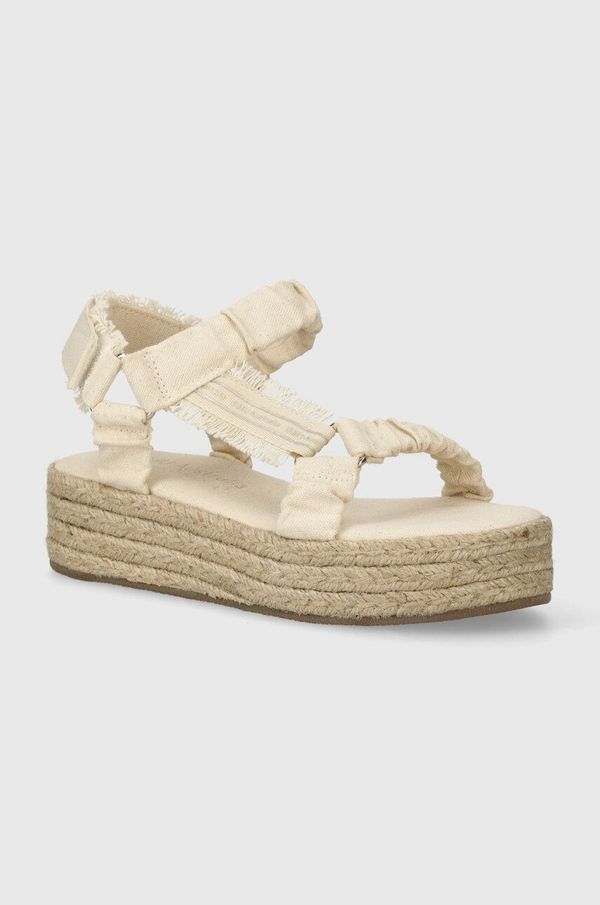 Emu Australia Sandale Emu Australia Evans za žene, boja: bež, s platformom, W13028.NATU