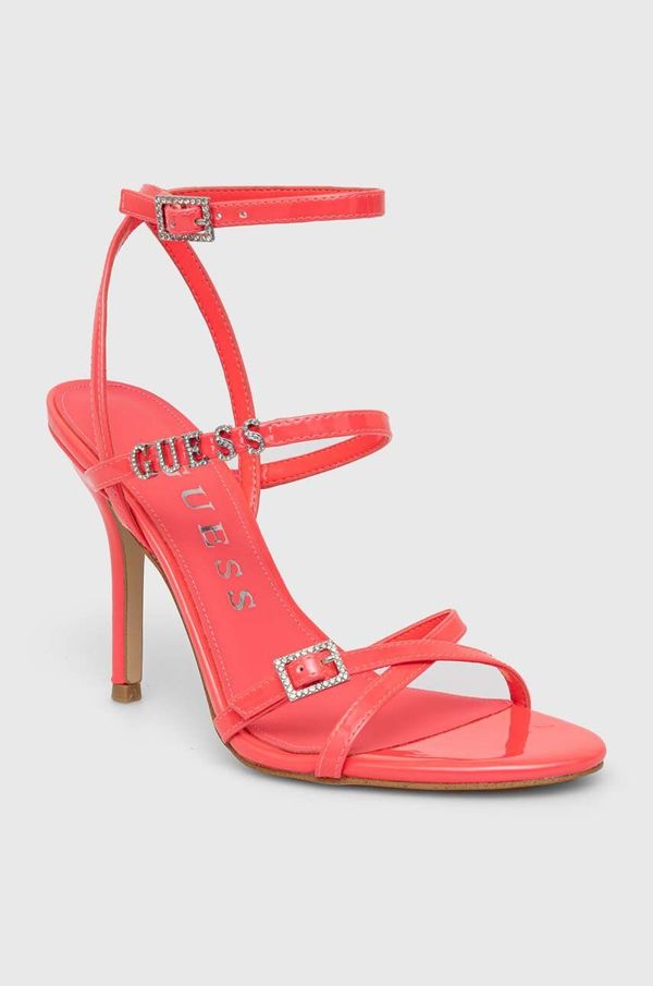 Guess Sandale Guess EDELIA4 boja: ružičasta, FLJED4 PAT03