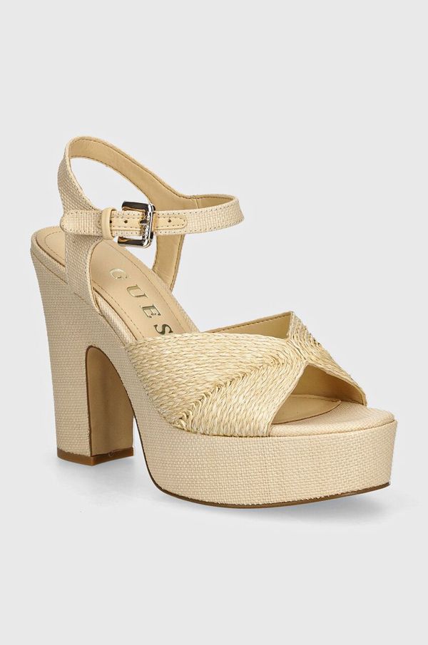 Guess Sandale Guess STARLA boja: bež, FLTSTA ELE03