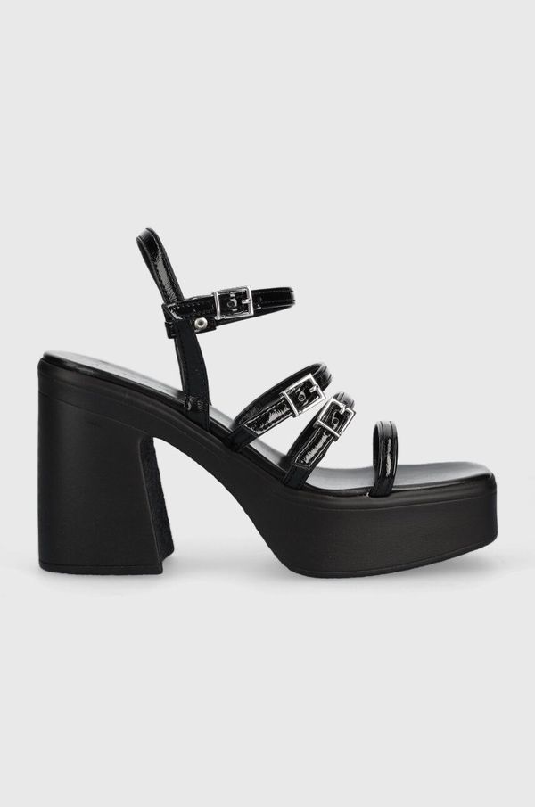 Jonak Sandale Jonak PUZZLE VERNIS PLISSÉ boja: crna, 3400032