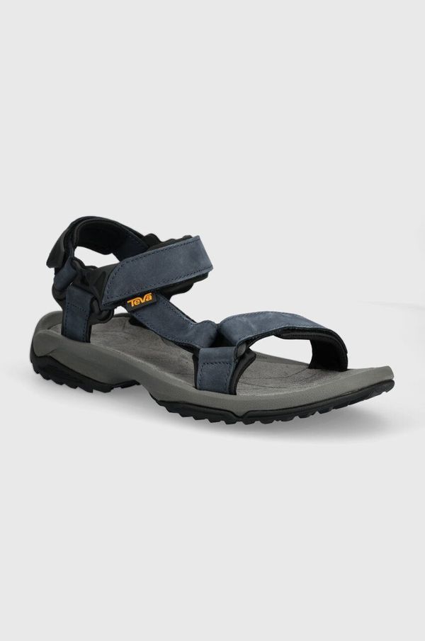 Teva Sandale od brušene kože Teva Terra Fi Lite Leather za muškarce, boja: tamno plava, 1012072