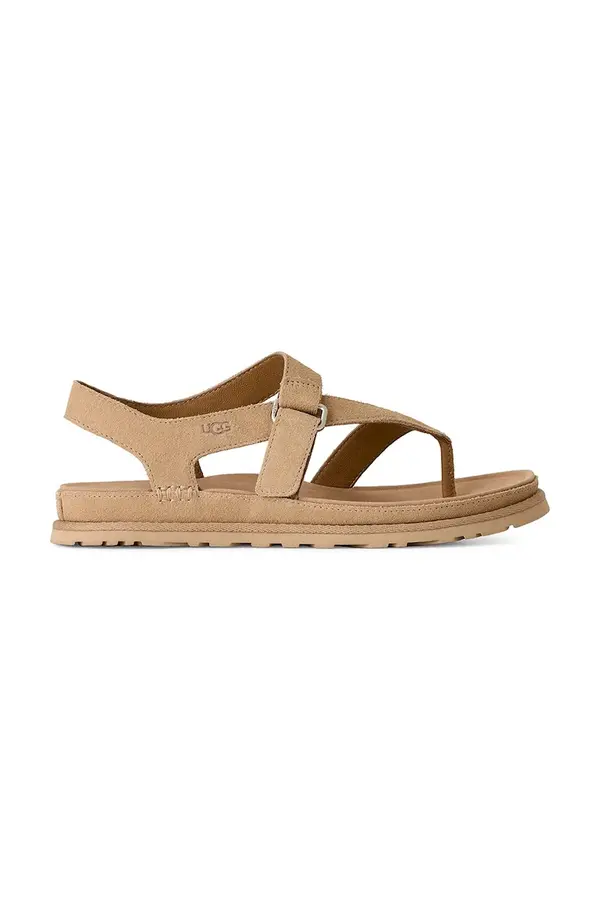 UGG Sandale od brušene kože UGG W Goldengaze Toe Post