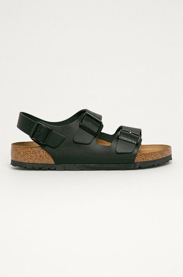 Birkenstock Sandale od nubuk kože Birkenstock Milano boja: crna, 34191