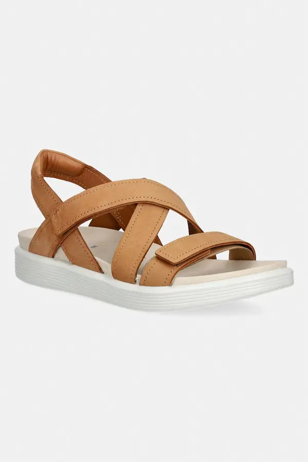 Ecco Sandale od nubuk kože Ecco Soft Sandal W