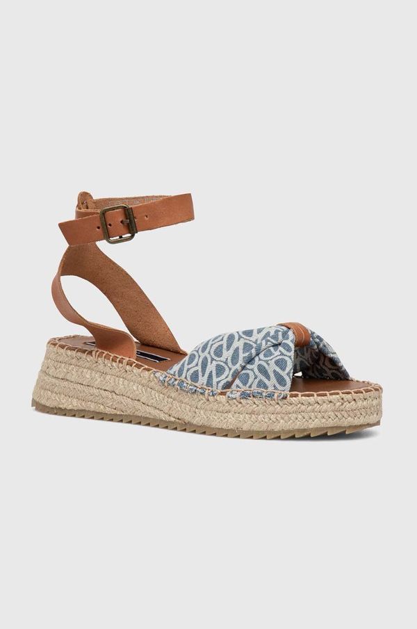 Pepe Jeans Sandale Pepe Jeans PLS90674 za žene, s platformom, KATE THELMA