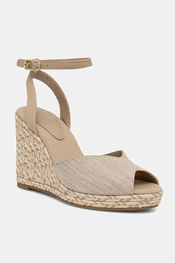 Tommy Hilfiger Sandale Tommy Hilfiger CHAMBRAY HIGH WEDGE ESPADRILLE