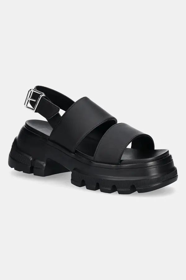 Tommy Jeans Sandale Tommy Jeans CHUNKY CITY SANDAL za žene, boja: crna, s platformom, EN0EN02750