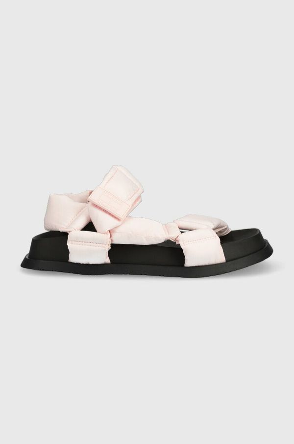 Tommy Jeans Sandale Tommy Jeans NEW SANDAL WMNS za žene, boja: ružičasta, EN0EN02135