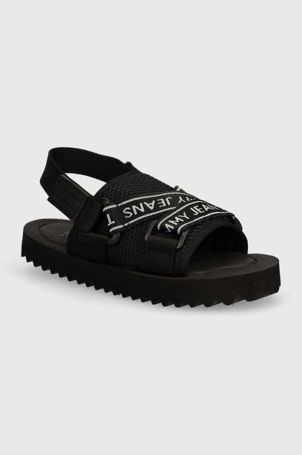 Tommy Jeans Sandale Tommy Jeans TJW PREMIUM EVA SANDAL za žene, boja: crna, EN0EN02462