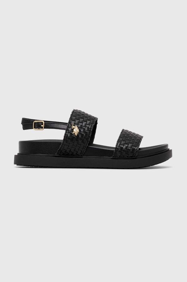U.S. Polo Assn. Sandale U.S. Polo Assn. KARY za žene, boja: crna, KARY001W 4Y1