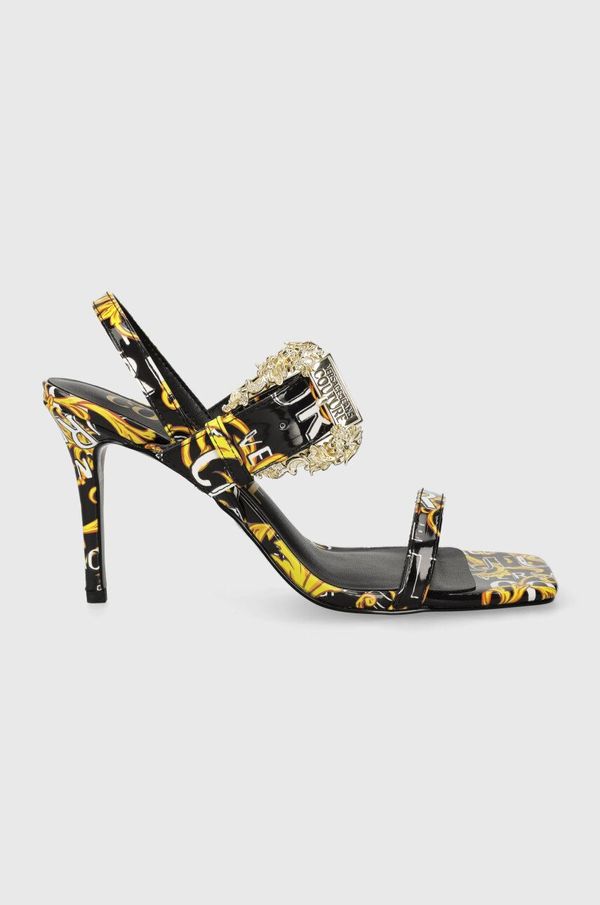 Versace Jeans Couture Sandale Versace Jeans Couture Emily boja: crna, 76VA3S71 ZS366 G89