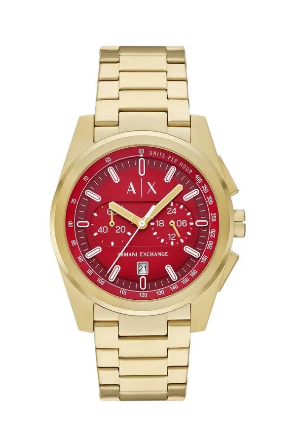 Armani Exchange Sat Armani Exchange PARKER za muškarce, boja: zlatna, AX2863