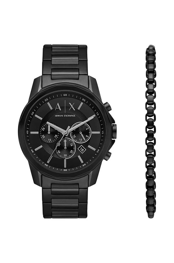 Armani Exchange Sat Armani Exchange za muškarce, boja: crna, AX7153SET