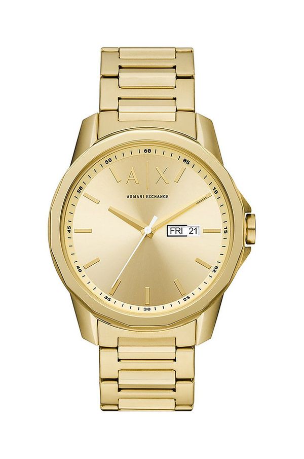 Armani Exchange Sat Armani Exchange za muškarce, boja: zlatna