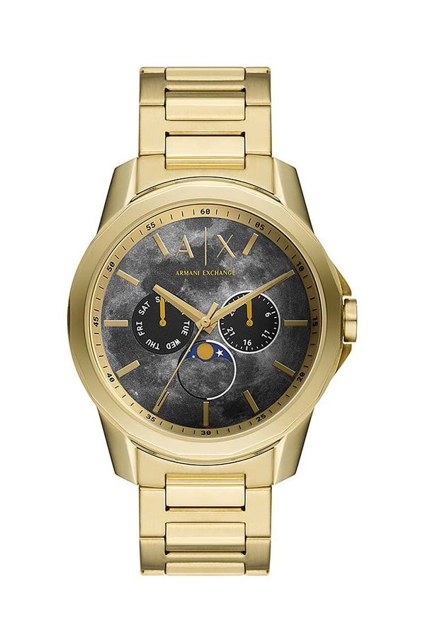 Armani Exchange Sat Armani Exchange za muškarce, boja: zlatna