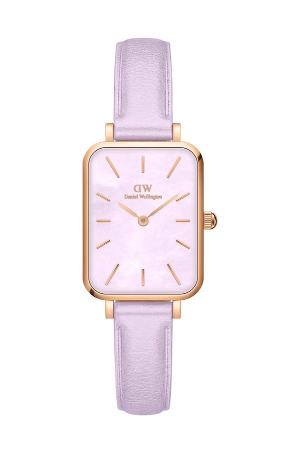 Daniel Wellington Sat Daniel Wellington Quadro Lavender za žene, boja: ljubičasta