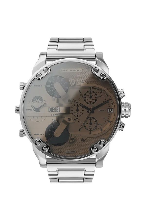 Diesel Sat Diesel za muškarce, boja: srebrna, DZ7482