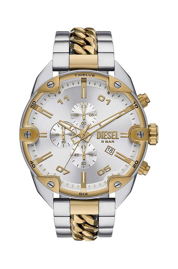Diesel Sat Diesel za muškarce, boja: zlatna, DZ4629