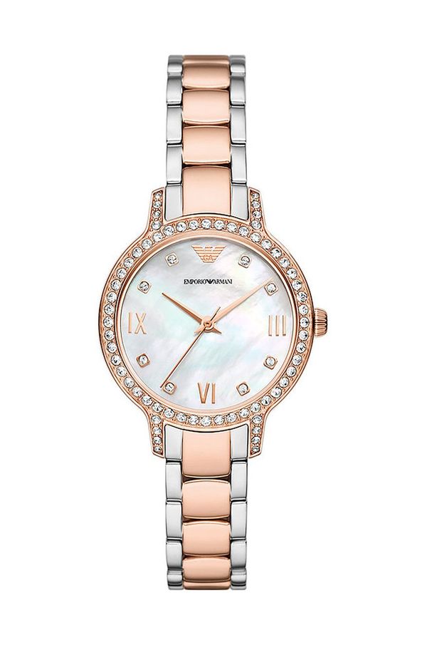 Emporio Armani Sat Emporio Armani za žene, boja: zlatna