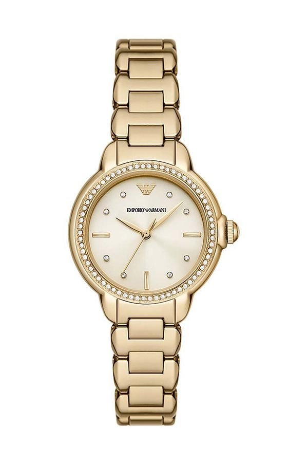 Emporio Armani Sat Emporio Armani za žene, boja: zlatna