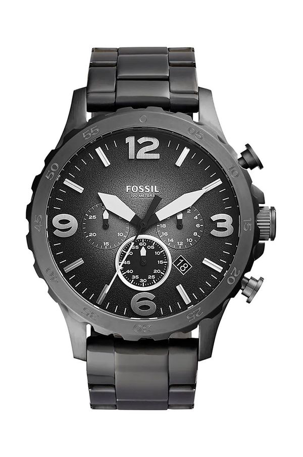 Fossil Sat Fossil za muškarce, boja: siva, JR1437