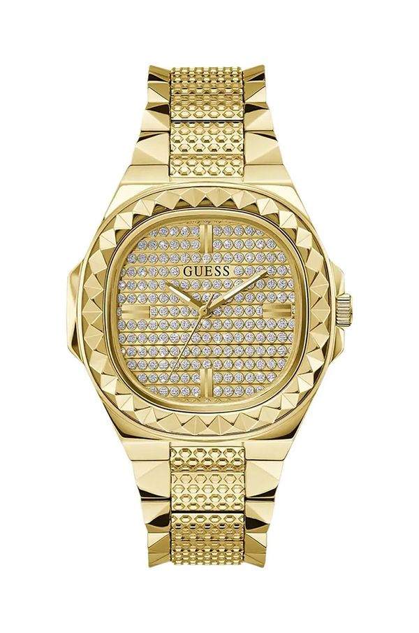 Guess Sat Guess Rebel za muškarce, boja: zlatna, GW0622G1