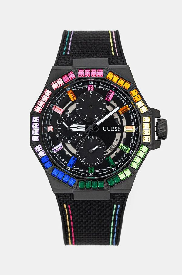 Guess Sat Guess za muškarce, boja: crna, GW0701G1