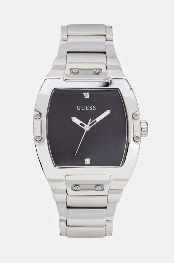 Guess Sat Guess za muškarce, boja: srebrna, GW0387G1