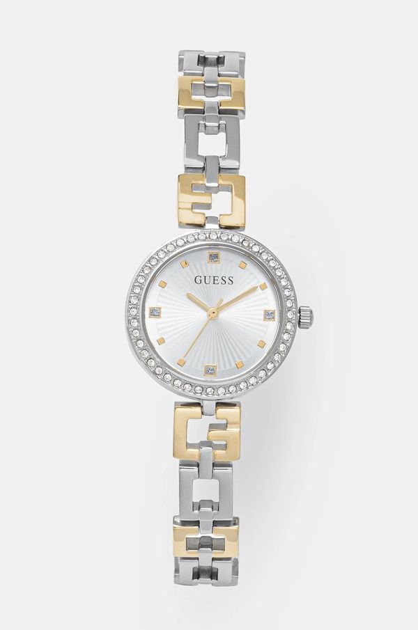 Guess Sat Guess za žene, boja: srebrna, GW0656L1