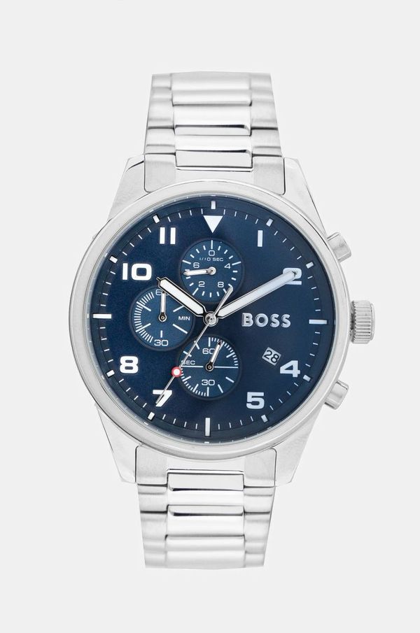 Hugo Boss Sat Hugo Boss za muškarce, boja: srebrna, 1513989